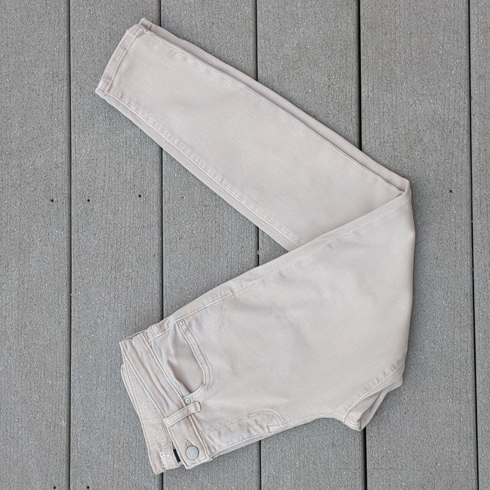 Gap 4/27 Khaki Legging Skimmer Denim Jeans